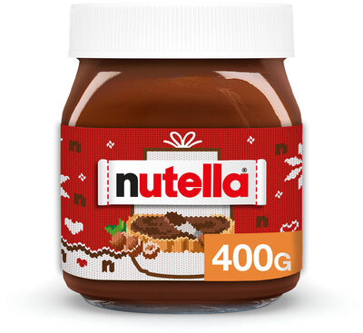 Nutella hazelnut spread jar