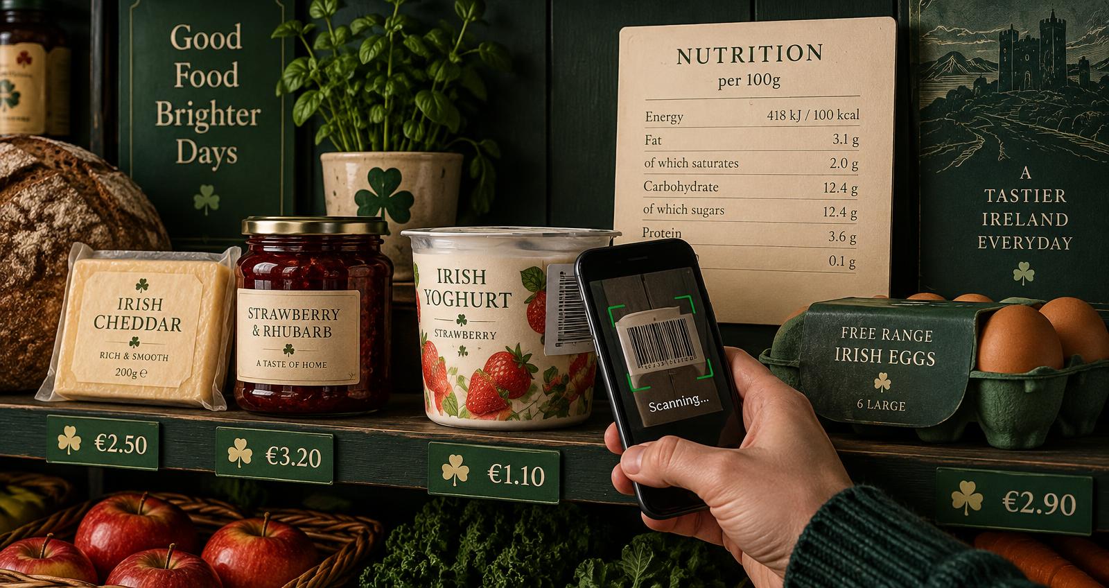 Illustration for Food Scanner Ireland: How to Check the Product You’re Actually Buying