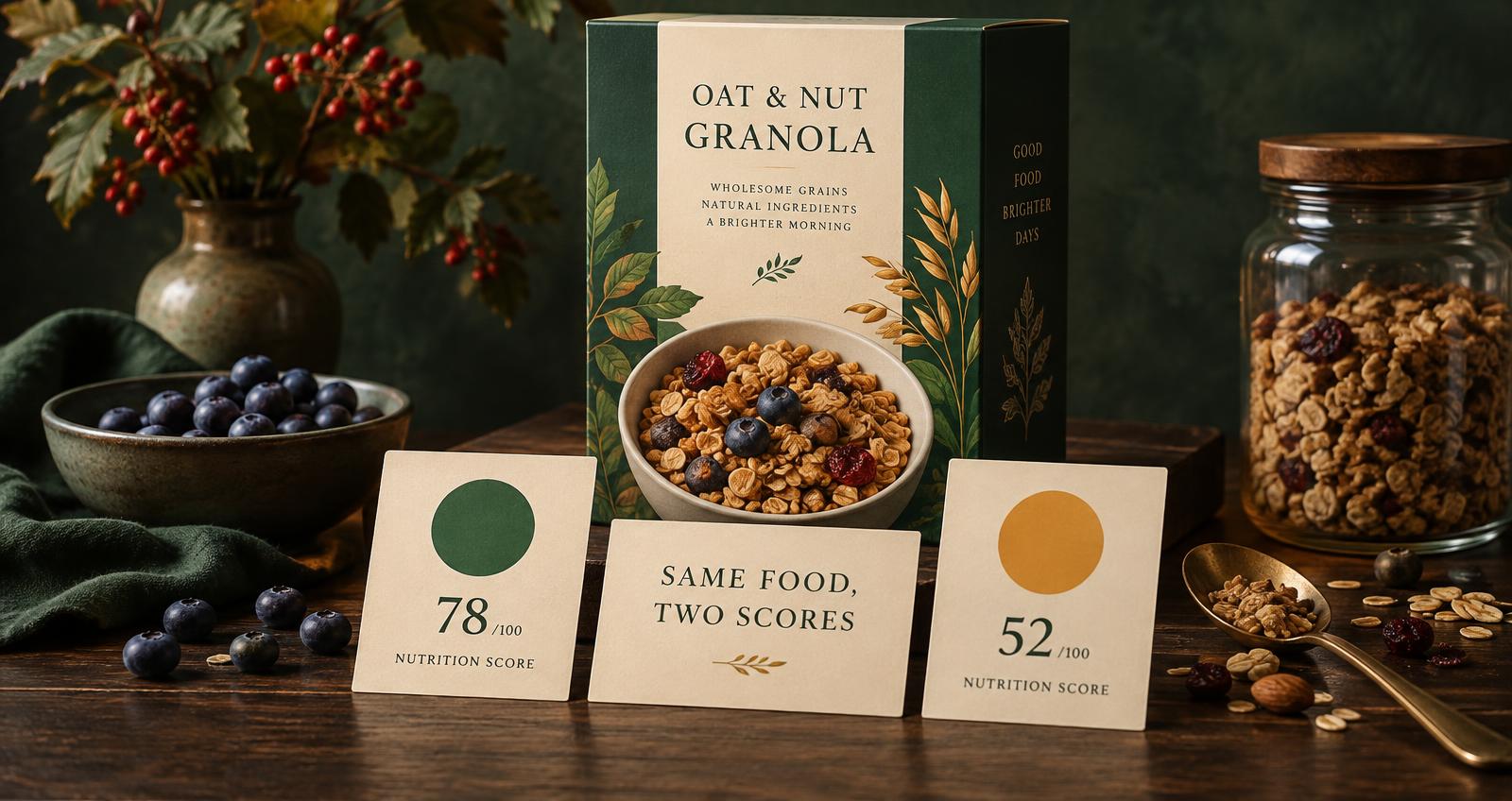 Illustration for Why Can the Same Food Get Two Completely Different Scores?